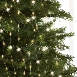 Tenda per albero Flashing light Alt. 2,10 m Bianco caldo 672 LED