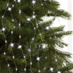 Tenda per albero Flashing light Alt. 1,80 m Bianco freddo 408 LED