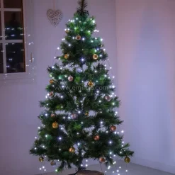 Tenda per albero Flashing light Alt. 2,40 m Bianco freddo 832 LED