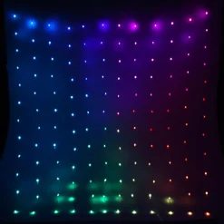 Tendina luminosa Digitale H2 m L2 m 400 LED Multicolore