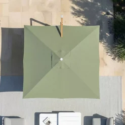 Tessuto per ombrellone decentrato (3 x 3 m) Elyra Verde oliva