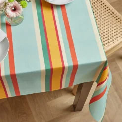 Tovaglia rettangolare cotone antimacchia (150 x 350 cm) Cervione Multicolore