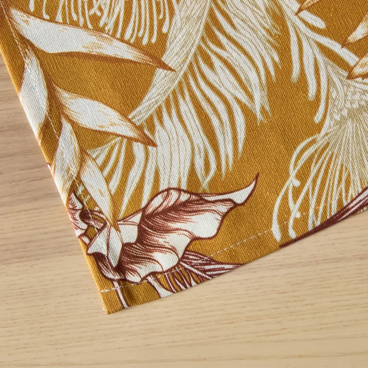 Tovaglia rettangolare cotone antimacchia (150 x 350 cm) Granada Giallo senape