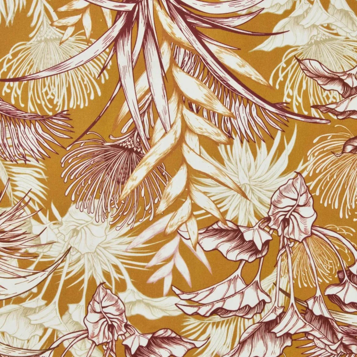 Tovaglia rettangolare cotone antimacchia (150 x 350 cm) Granada Giallo senape