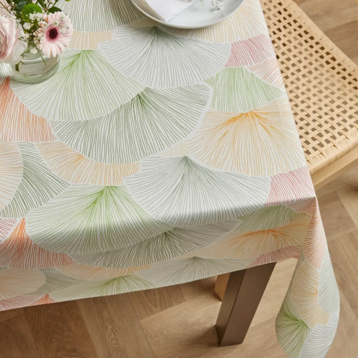 Tovaglia rettangolare cotone antimacchia (150 x 250 cm) Boston Multicolore