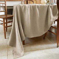 Tovaglia rettangolare lino lavato (L350 cm) Louise Beige