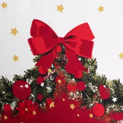 Tovaglia di Natale rettangolare in cotone (140 x 240 cm) Ghirlanda Festiva