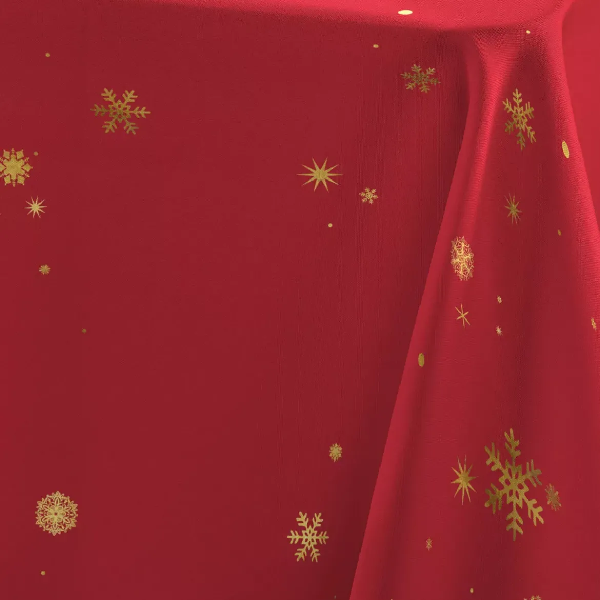 Tovaglia natalizia rettangolare (150 x 300 cm) Constellation Rosso
