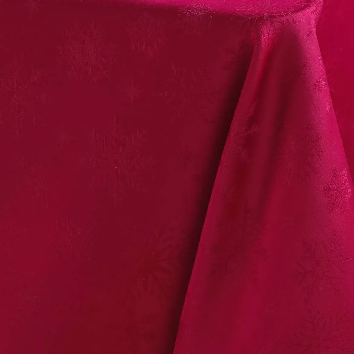 Tovaglia natalizia rettangolare (140 x 300 cm) Fiocco d'inverno Rosso