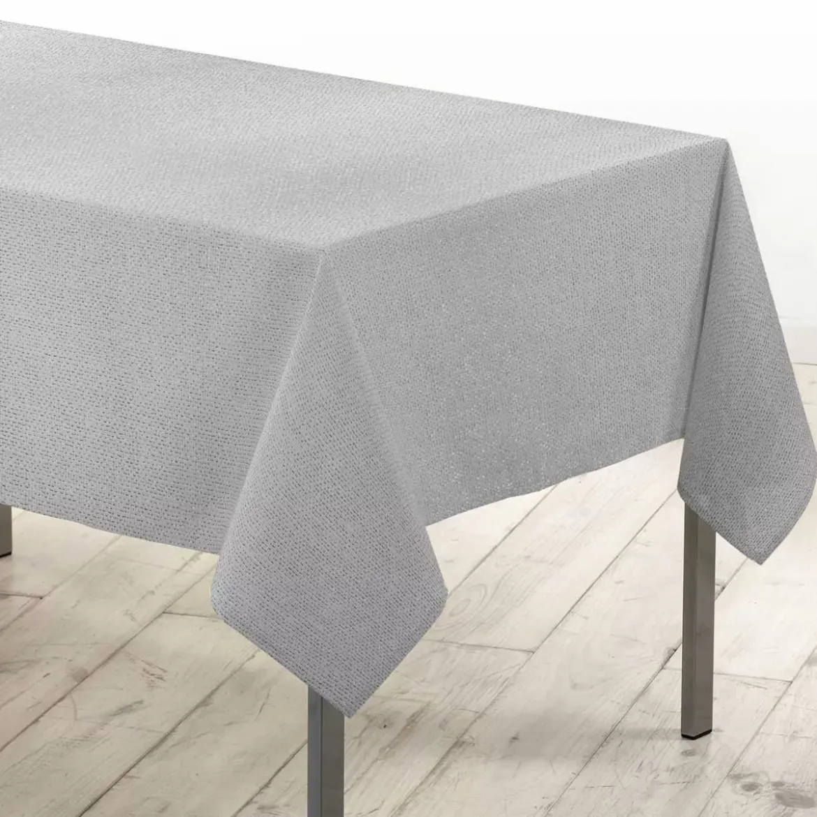 Tovaglia natalizia rettangolare (140 x 240 cm) Strass Argento