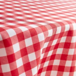 Tovaglia rettangolare antimacchia (140 x 300 cm) Elise Vichy Rosso