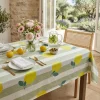 Tovaglia rettangolare cotone antimacchia (150 x 250 cm) Antibes Verde