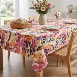 Tovaglia rettangolare cotone antimacchia (150 x 250 cm) Mowgli Multicolore