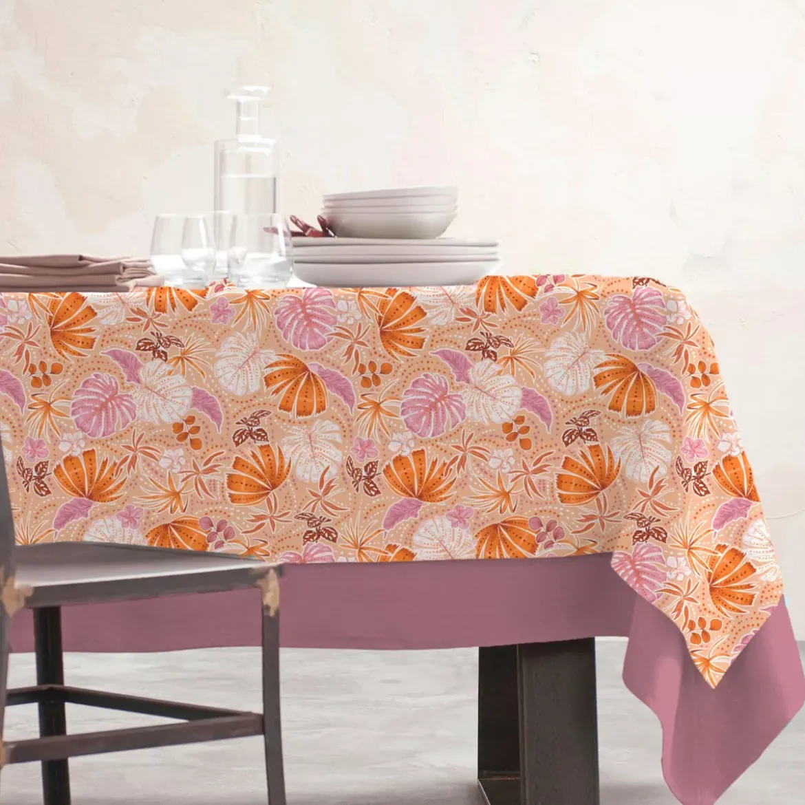 Tovaglia rettangolare cotone antimacchia (150 x 250 cm) Tenerife Multicolore