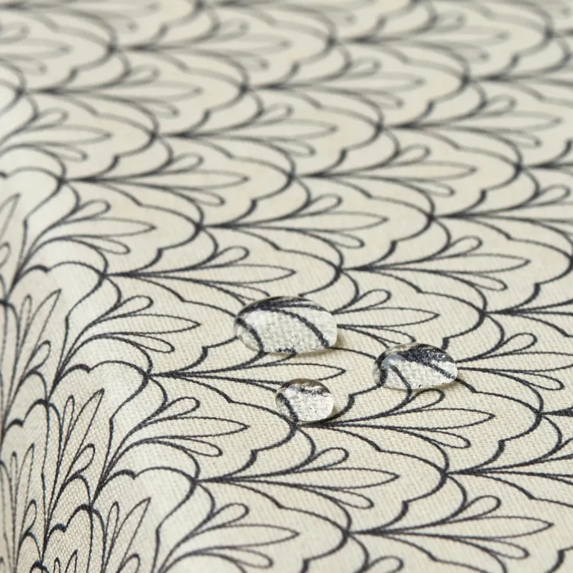 Tovaglia rettangolare cotone antimacchia (150 x 350 cm) Clara Grigia