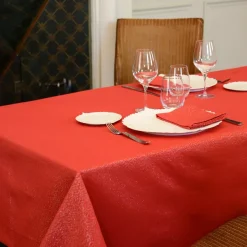 Tovaglia rettangolare (L300 cm) Etincelle Rosso
