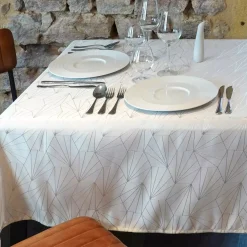Tovaglia rettangolare (L240 cm) Facette Bianco