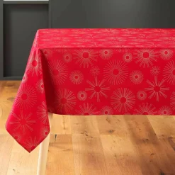 Tovaglia rettangolare (L240 cm) Pampille métallisé Rosso