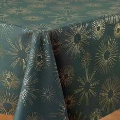 Tovaglia rettangolare (L300 cm) Pampille metallizzato Verde