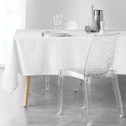 Tovaglia rettangolare (L240 cm) Stelle Bianco