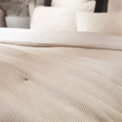 Trapunta cotone a nido d'ape (90 x 220 cm) Eva Beige