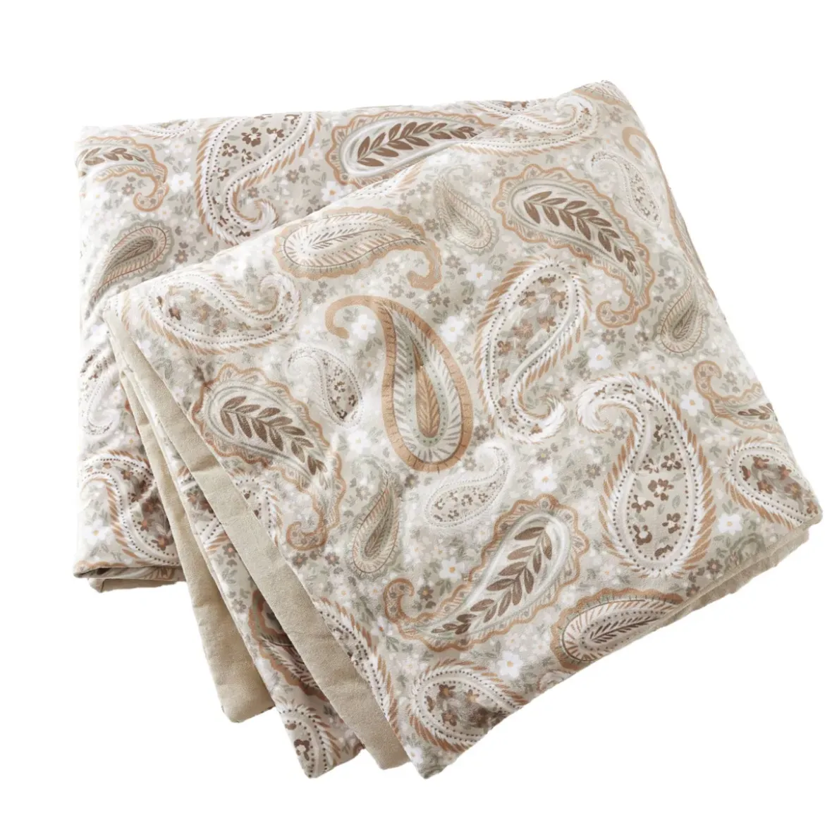 Trapunta in velluto (90 x 220 cm) Dolores Beige
