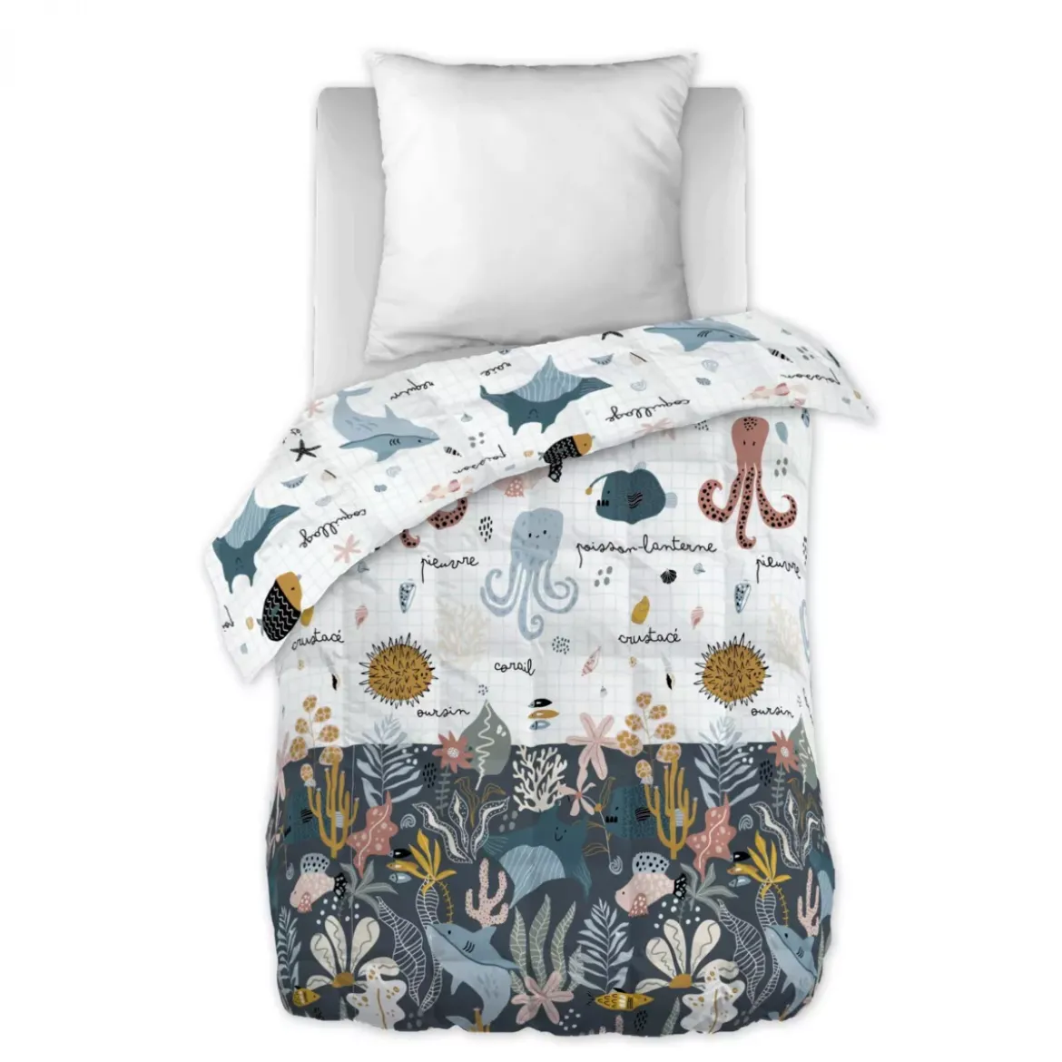 Trapunta stampata bambino (140 x 200 cm) Octopia Multicolore