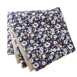 Trapunta velluto (90 x 220 cm) Dolores Blu