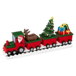 Treno decorativo La tournée di Babbo Natale