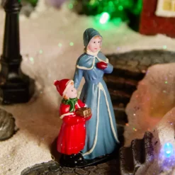 Villaggio di Natale luminoso e animato (H31 cm) Avventure invernali
