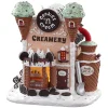 Villagio di Natale Lemax luminoso a pile Gekataio Cookies n' cream