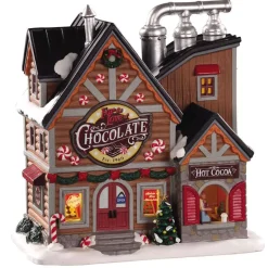 Villagio di Natale Lemax luminoso Fabbrica per amore del cioccolato